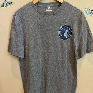 Fanatics Gray Minnesota Timberwolves Men's Shirt